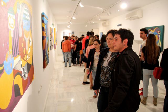 El joven artista lumbrerense Salva Piñero inaugura su exposición de pintura Locomotoras en el Centro Cultural Casa de los Duendes - 2, Foto 2