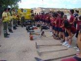Medio Ambiente imparte un taller a alumnos de Primaria de Cartagena sobre prevencin y extincin de incendios forestales