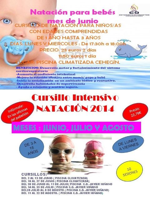 Abierto el plazo de inscripción para los cursillos intensivos de natación - 1, Foto 1