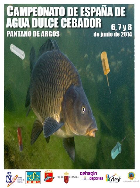 El embalse del Argos acoge en junio el V Campeonato de España de Agua Dulce Cebador - 1, Foto 1