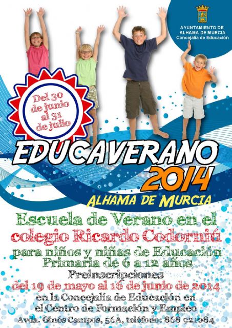Abierto el plazo de matrcula para el Educaverano y las escuelas de verano de las guarderas municipales, Foto 1