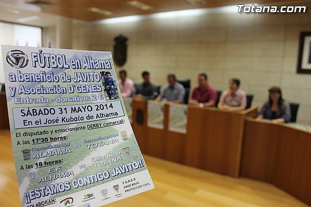 Las corporaciones municipales de Totana y Alhama disputarn un partido a beneficio de Javito y DGenes, Foto 4