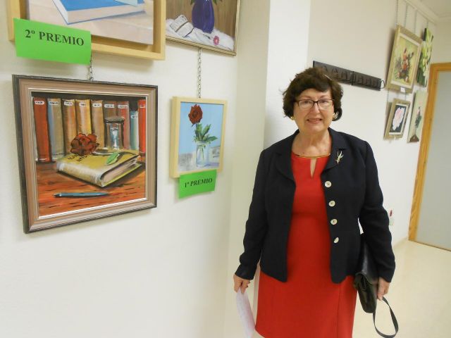 Dolores Marín y Josefa Romero ganan el XI Concurso de pintura Flores y Libros - 2, Foto 2