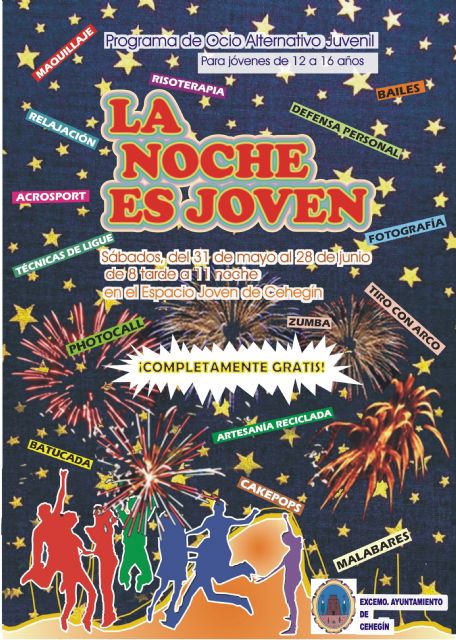 'La noche es joven' promoverá el ocio alternativo entre los jóvenes cehegineros - 1, Foto 1