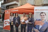 Ciudadanos (C’s) de Murcia critica que el PP prohba al partido instalar una carpa para repartir publicidad electoral