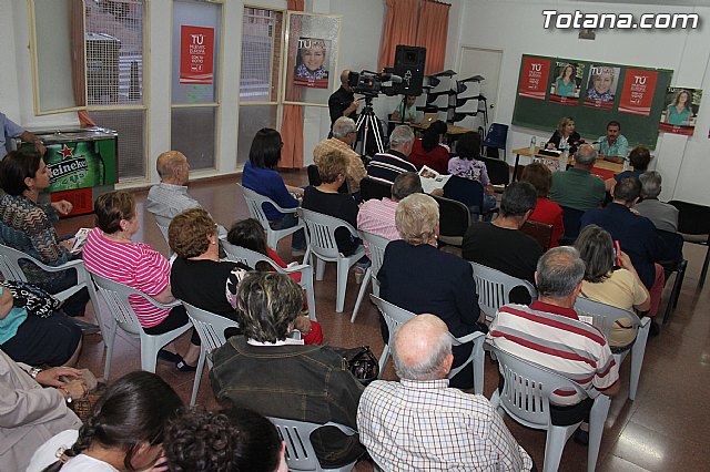 El PSOE de Totana celebr un mitin en el Local Social del Barrio San Francisco - 1