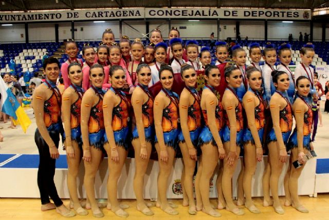 El Rítmica Cartagena, preparado para el campeonato del mundo de Estética de Grupo - 1, Foto 1