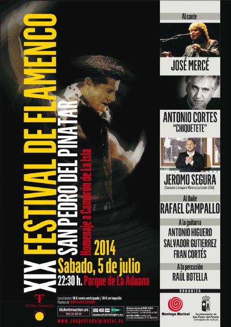 San Pedro del Pinatar recupera su Festival Flamenco con José Mercé, Chiquetete, Jeromo Segura y Rafael Campallo - 1, Foto 1