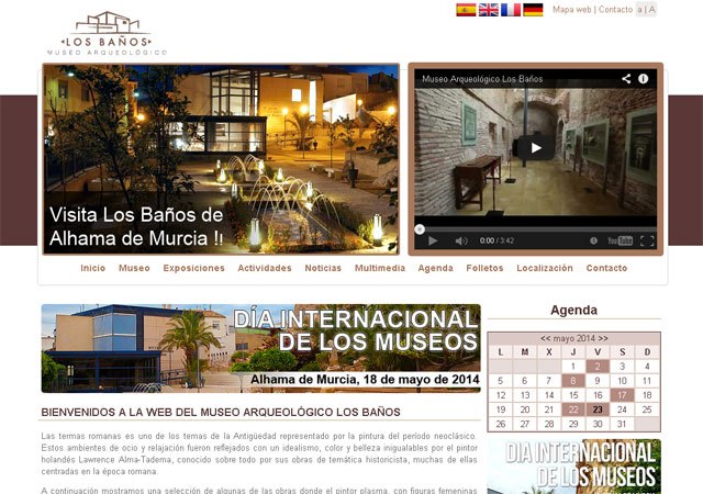 El Museo Arqueolgico Los Baños estrena pgina web con motivo del Da Internacional de los Museos, Foto 1