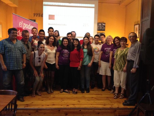 IU-Verdes reivindica los derechos de los migrantes - 1, Foto 1