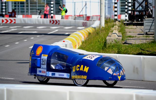 El coche solar de la UCAM, único de la Región en obtener una marca oficial en la Shell Eco-Marathon de Rotterdam - 1, Foto 1