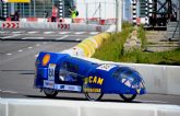 El coche solar de la UCAM, nico de la Regin en obtener una marca oficial en la Shell Eco-Marathon de Rotterdam
