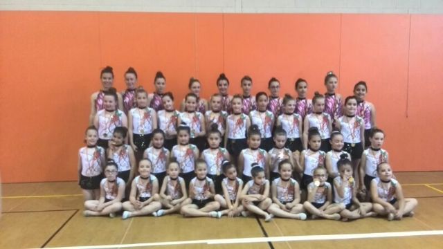 La Escuela Municipal de Gimnasia Rítmica participa en una concentración regional en Santomera - 1, Foto 1