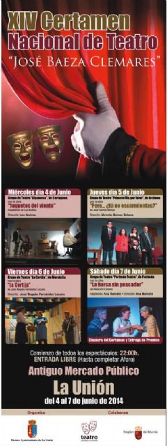 La próxima semana se volverá a celebrar en La Unión el certamen nacional de teatro José Baeza Clemares - 1, Foto 1