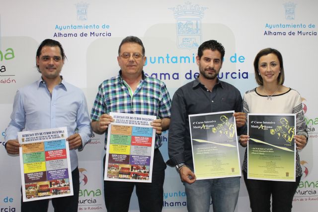 Se presenta el IV Curso Intensivo Musical de Alhama de Murcia, Foto 1