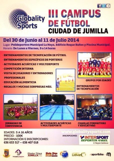 El concejal de Deportes presenta la III Edición del Campus de Fútbol Ciudad de Jumilla - 2, Foto 2