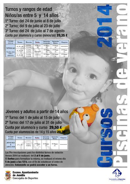 Deportes oferta 16 cursos de natación para la temporada de verano 2014 - 1, Foto 1