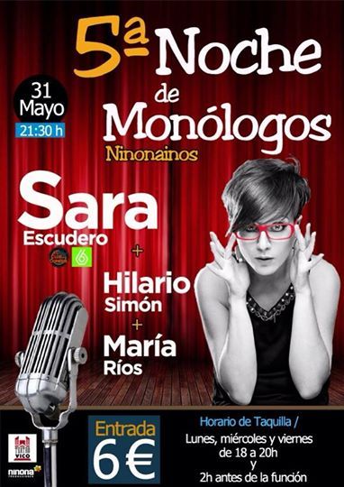El Teatro Vico quiere colgar el cartel de no hay entradas con el musical Hoy no me puedo Levantar, y los monólogos de Sara Escudero - 1, Foto 1