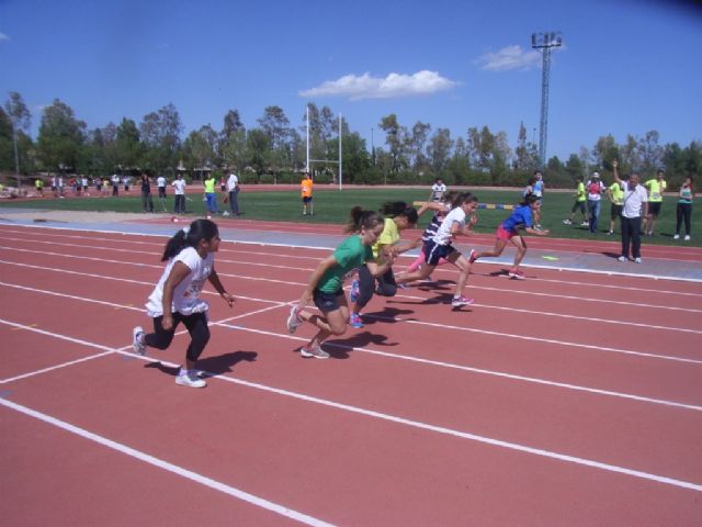 Los colegios Tierno Galván, Luís Pérez Rueda y La Milagrosa participaron en la final regional de atletismo de Deporte Escolar, Foto 2