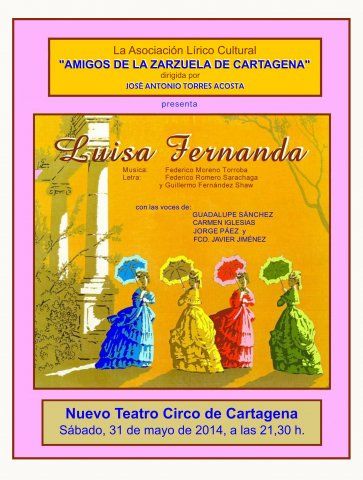 Los Amigos de la Zarzuela de Cartagena ponen en escena Luisa Fernanda - 4, Foto 4