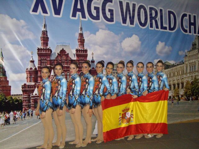 El Rítmica Cartagena gana el bronce en el Mundial de Estética de Grupo - 1, Foto 1