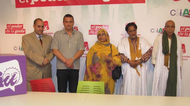 IU-Verdes se reúne con una delegación del RASD encabezada por la ministra de Cultura - 1, Foto 1