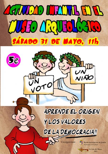 La actividad infantil Un niño, un voto y la Feria del Libro Antiguo y de Ocasión, son algunas de las propuestas culturales del fin de semana - 4, Foto 4