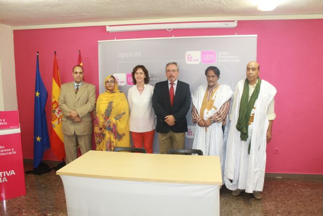 UPyD manifiesta su solidaridad y apoyo en el encuentro mantenido con la delegación saharaui encabezada por la ministra de Cultura - 1, Foto 1