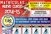 La Escuela de Danza Manoli Cánovas abre el plazo de matrícula para el curso 2014-2015
