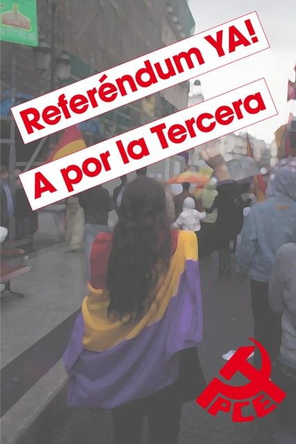 Los comunistas aguileños llaman a la ciudadanía a movilizarse por la República - 1, Foto 1