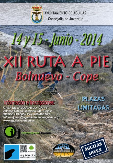 La concejalía de Juventud y el GECA preparan la XII Ruta a Pie 'Bolnuevo-Cope' - 1, Foto 1