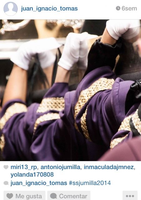 La Concejalía de Festejos da a conocer el ganador del I Concurso de Instagram de Semana Santa de Jumilla - 3, Foto 3