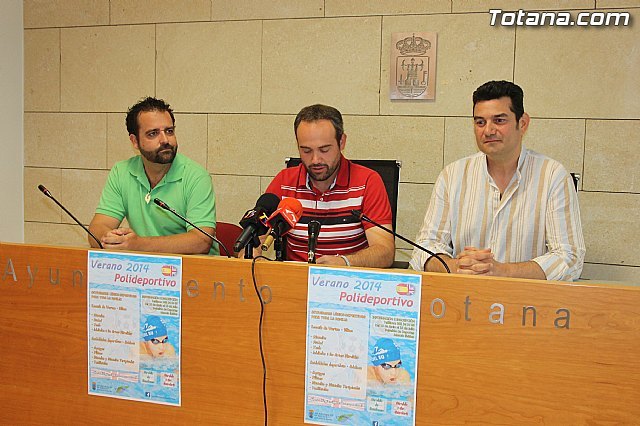 Se presenta el programa “Verano Polideportivo´2014”, que incluye escuela de verano bilingüe y actividades para adultos, Foto 1