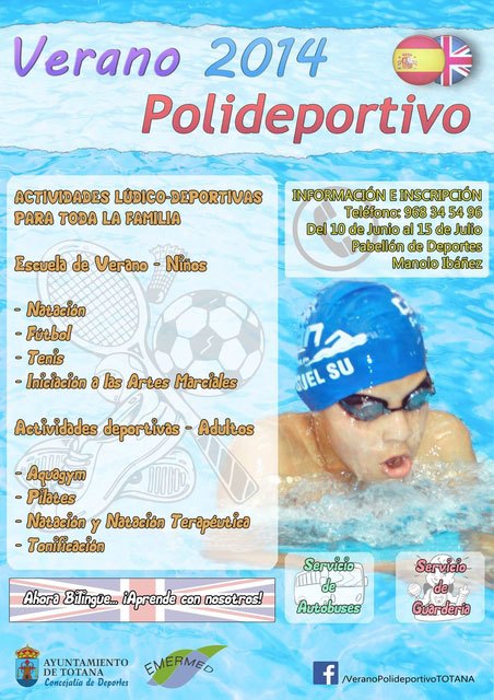 Se presenta el programa “Verano Polideportivo´2014”, que incluye escuela de verano bilingüe y actividades para adultos, Foto 3