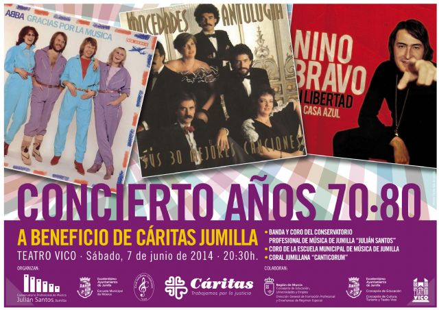 El Conservatorio Profesional de Música Julián Santos finaliza el curso con un concierto a favor de Cáritas en el Teatro Vico - 1, Foto 1