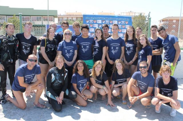 140 escolares se inician en la práctica del buceo y descubren la importancia de los fondos marinos de la Bahía de Mazarrón - 1, Foto 1