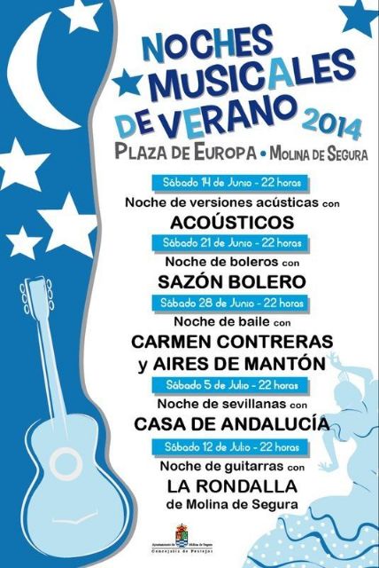 La Plaza de Europa de Molina de Segura acoge el programa Noches Musicales de Verano 2014 - 1, Foto 1