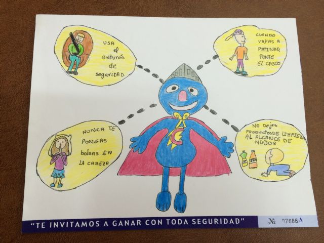 Un centenar de escolares del municipio participan en el concurso de dibujo Crece en Seguridad - 4, Foto 4