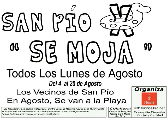 San Pío X pone en marcha una nueva iniciativa para que los vecinos vayan a la playa los lunes de agosto de forma gratuita - 2, Foto 2