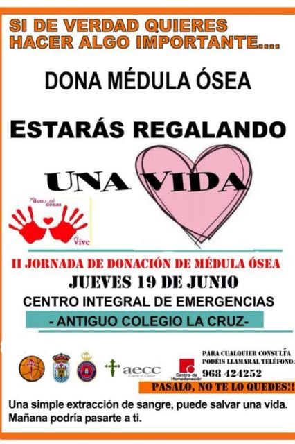 Protección Civil, la Asociación contra el Cáncer y el Club de Baloncesto vuelven a realizar una campaña de captación de donantes médula ósea, Foto 2