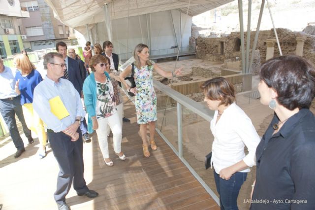 Los arqueólogos hallan en el Foro pinturas de musas únicas en España - 1, Foto 1