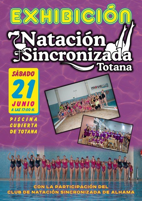 Exhibición de Natación Sincronizada