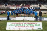 La familia del fútbol base cartagenero se despide de la liga local