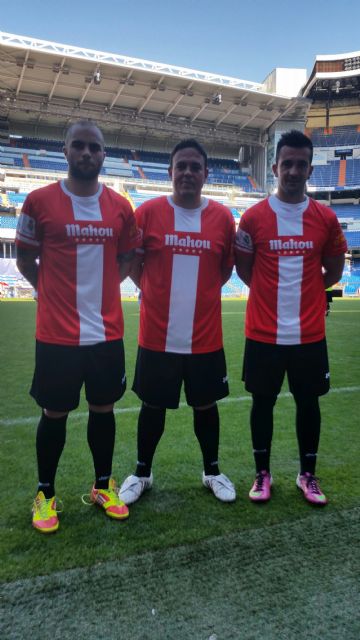 Dos equipos aficionados de Fútbol 7 de Cehegín juegan en el Santiago Bernabéu de Madrid - 1, Foto 1