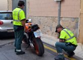La Guardia Civil detiene al conductor de una motocicleta que triplicaba la velocidad m�xima permitida
