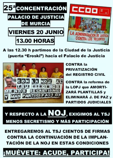 25ª Concentración de las que se están desarrollando en contra de la privatización de los Registros Civiles - 1, Foto 1