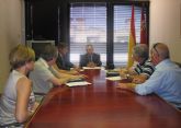 El consejero de Fomento recibe a representantes de la Plataforma la Costera Sur Tambin es Murcia