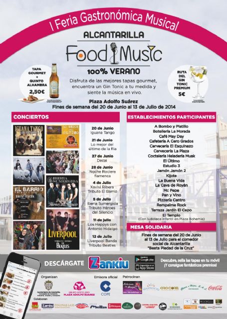 Hoy comienza en Alcantarilla la I feria gastronómica musical - 1, Foto 1