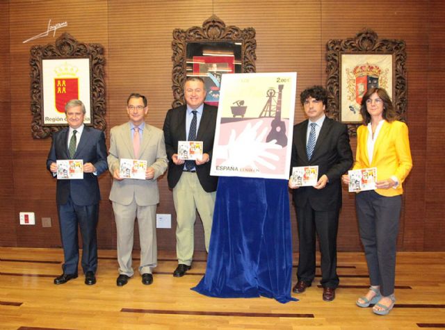 Correos presenta hoy en La Unión un sello dedicado al Festival del Cante de las Minas - 2, Foto 2
