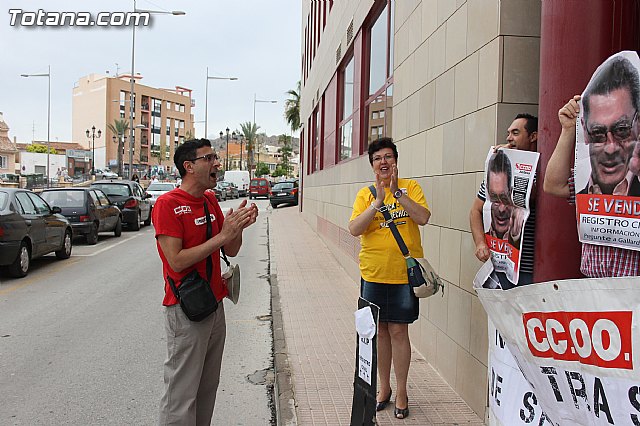 CCOO se concentra ante el Palacio de Justicia de Totana - 6